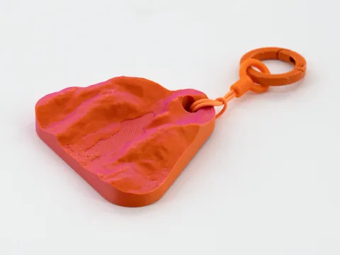 Real photo: a customer’s Ember keychain of The Bubble, Acadia