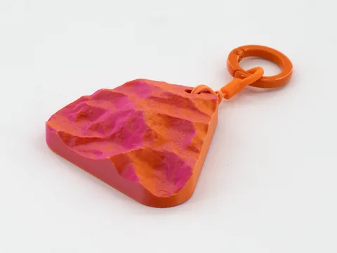 Real photo: Ember keychain of Denali