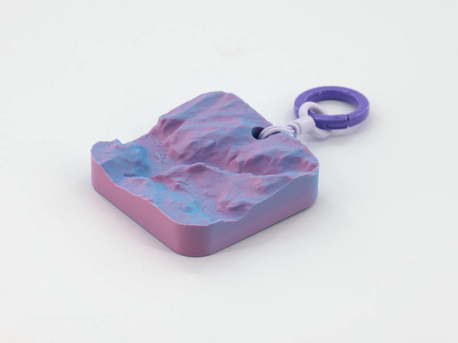 Real photo: Dawn keychain of Half Dome