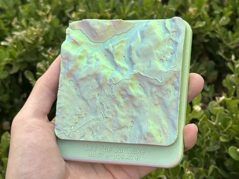 Far Maps · Custom 3D Topographic Keychains & Magnets
